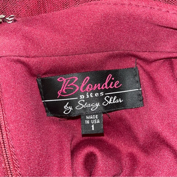 Stunning Formal Prom Dress, Burgundy and Copper, 2-Piece Size 1, sweetheart - Picture 6 of 6